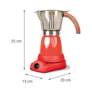 Machine à expresso de conception nouvelle, cafetière électrique italienne avec rotation à 360° °   Base pivotante pour 4-6 tasses - Product Image 2