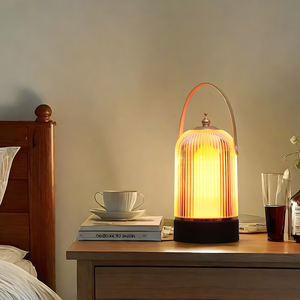 Lampe de table <span class=keywords><strong>LED</strong></span> rechargeable sans fil, design moderne, à piles, étanche, pour le camping, le camping, portable et tactile - Product Image 2