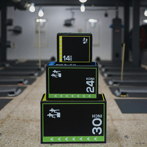 3-en-1 PVC Gym Fitness Plyometric Jump <span class=keywords><strong>Box</strong></span> Set Soft Stackable Plyo <span class=keywords><strong>Box</strong></span> con Jump <span class=keywords><strong>Box</strong></span> y Jump Mat - Product Image 6