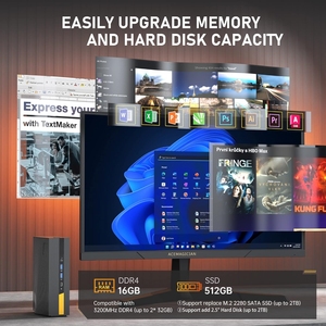 Soyeer 2025 13th รุ่น Intel Core 13620H 12450H มินิเกม AD15 1170B DDR4 16G 32G สูงสุด64G 512G SSD <span class=keywords><strong>Win1</strong></span> 1PRO คอมพิวเตอร์ในสำนักงาน - Product Image 6