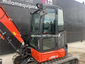 Mini-excavatrice d'origine, marque japonaise de premier plan, U56-5, en bon état, à vendre - Product Image 6