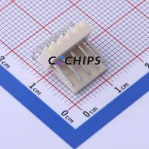 FWF25402-S05B22W5B-A Wire-to-Board Pin Header Bent Lead Through Hole,P=2.54mm Connector 1x5P 2.54mm Right Angle Insert 5P - Product Image 1