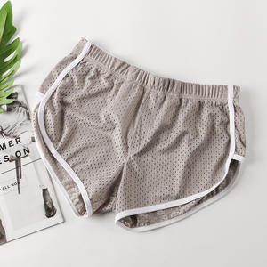 पुरुषों के बर्फ रेशम जाल बॉक्सर अंडरवियर प्लस आकार m l xl 2xl 3xl सांस लेने योग्य ठोस कंट्रास्ट रंग सेक्सी - Product Image 3