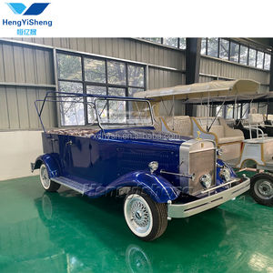 Factory Sightseeing Electric Classic Vintage <b>Bus</b> with Steel Structure Frame and Customized Color - Product Image 1