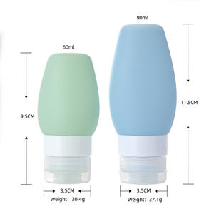 Custom <b>Silicone</b> Travel Facial Cleanser Set 90ml Empty Reusable Container - Product Image 5