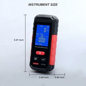 เครื่องตรวจจับดิจิตอล LCD แบบพกพา เครื่องวัด EMF เครื่องวัดโดซิมิเตอร์ เซ็นเซอร์สำหรับอุปกรณ์ทดสอบ - Product Image 5