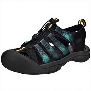Nouveaux modèles de chaussures de randonnée d'extérieur pour hommes, de haute qualité, en coton, avec sangle croisée, semelle extérieure en caoutchouc, protection des orteils, pour l'été et la pêche - Product Image 2