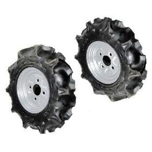 Juego de Ruedas Neumáticas para Motocultor 400X8, Medida Interna de 24 mm y Externa de 31 mm con Bujes Estándar Incluidos - Product Image 1