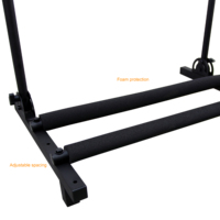 Support de guitare portable multi-positions en métal léger réglable en hauteur K-509B
