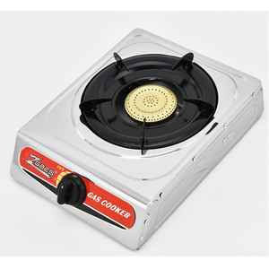 Estufa de Gas de un Solo Quemador, Acero Inoxidable, Encendido Piezoeléctrico, para Cocina, Hogar y Camping - Product Image 1