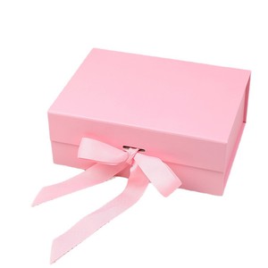 Caja de Regalo de Papel con Lazo, Caja de Embalaje con Tapa Deslizante para Joyería, Boutique, Comercio Minorista - Product Image 6