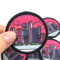 Patchs personnalisables par sublimation pour vêtements avec votre logo, badges thermocollants vierges par sublimation