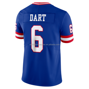 Maillot de football 2026 pour homme, style tendance, 6 Jaxson Dart, 1 Malik Nabers, 44 Cam Skattebo, 5 Kayvon Thibodeaux, brodé, tailles S-3XL - Product Image 3