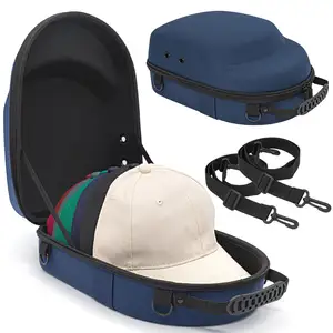 EVA Travel Carry Organizer Holder Baseball Hat Bag Estuche de almacenamiento Hat Carrier Case Custom Portable Hard Cases