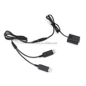 Batterie factice NP-FW50 avec double câble Boost USB avec chargeur USB pour appareil photo <span class=keywords><strong>Sony</strong></span> A7S A7M2 A7R <span class=keywords><strong>A6300</strong></span> - Product Image 2
