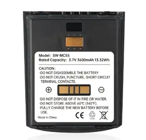MC55A0 MC65 MC67 Lecteur de codes-barres PDA Batterie rechargeable mc55 batterie