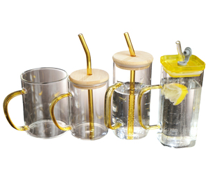 ถ้วยแก้วบอโรซิลิเกตทนความร้อนน้ำหนักเบาสำหรับเดินทางและตั้งแคมป์เพื่อเป็นของขวัญทางธุรกิจ - Product Image 5