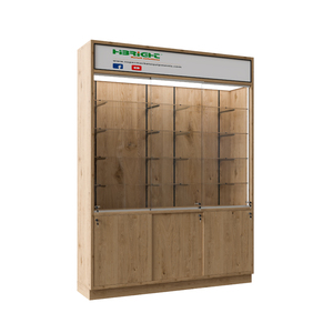 Estante de Supermercado Moderno de Madera, Góndola Metálica de Lujo con Mueble de Almacenamiento para Tiendas Minoristas - Product Image 6