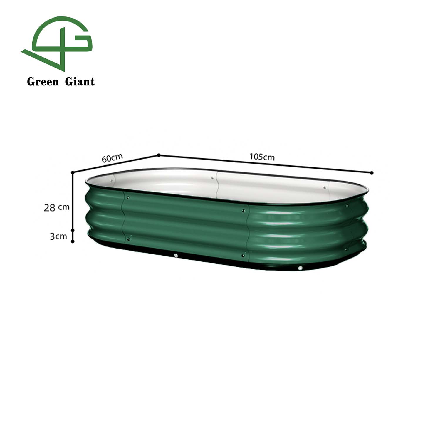 105x60x31cm-With base but no wheels