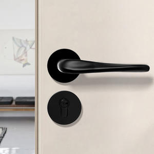 इनडोर दरवाजा लॉक: स्टेनलेस स्टील के सामने और रियर बार दरवाजा लॉक, सहायक कुंजी के साथ लकड़ी का इंटीरियर दरवाजा - Product Image 6