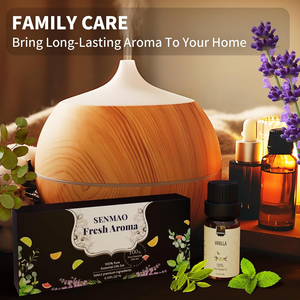 Set de Regalo de 6 Aceites Esenciales 100% Puros de Menta, Lavanda, Eucalipto y Árbol de Té, Aromaterapia Natural para Difusor y Cuidado de la Piel - Product Image 3