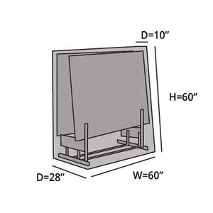 Cubierta para mesa de <span class=keywords><strong>Ping</strong></span> <span class=keywords><strong>Pong</strong></span>, cubierta de tela Oxford para tenis de mesa, resistente al agua, vertical - Product Image 2