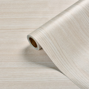 カット可能なカスタムサイズ木目調粘着壁紙、多用途PVCフィルム（ドア、家具、キャビネットのラッピング用） - Product Image 3