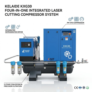 เครื่องอัดอากาศแบบสกรู KELAIDE KXG30 22กิโลวัตต์ 1.5เมกะปาสคาล 1.9ลูกบาศก์เมตร/นาที แบบติดตั้งถาวรสำหรับอุตสาหกรรม - Product Image 6