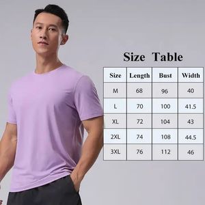 Maglietta a maniche corte con scollo rotondo a maniche corte ad alta elasticità camicia sportiva Casual da uomo a maniche corte - Product Image 5