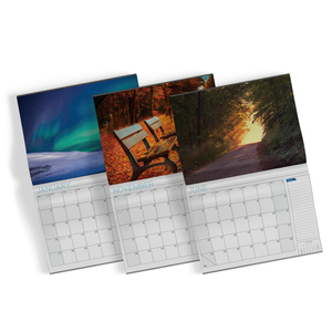 Papel artístico brillante personalizado, Envío Mensual de la empresa, 2023 años, calendario de pared personalizado - Product Image 2