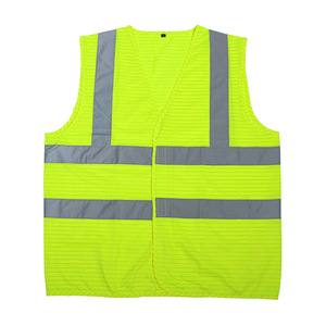 Gilet de sécurité antistatique fluorescent réfléchissant EPA, classe 3 ANSI/EN1149, avec LED clignotante et fibre de carbone, pour l'industrie papetière et pharmaceutique - Product Image 5