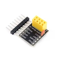 Placa Adaptadora ESP-01/01S 3.3V, Módulo WiFi Inalámbrico ESP8266, Módulo Adaptador UART de 4 Pines para Protoboard Serial ESP01S