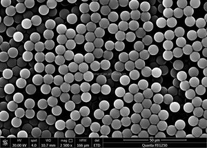 Microsphères fluorescentes résolvées dans le temps pour la chromatographie en fluorescence - Product Image 2