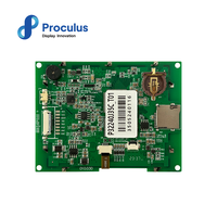 Proculus Lcd layar sentuh, modul Display Lcd layar sentuh sentuh resitif Tft 3.5 inci Uart