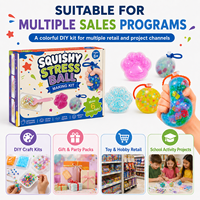 Kit de fabrication de slime et de balles anti-stress DIY en gros, prêt à la vente, approvisionnement en vrac pour distributeurs de jouets, OEM ODM personnalisé, jouet sensoriel