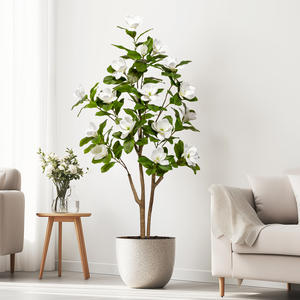 <span class=keywords><strong>Arbre</strong></span> artificiel réaliste de 210 cm de haut, magnolia camélia, bonsaï, pour intérieur/extérieur, mariage, anniversaire, <span class=keywords><strong>en</strong></span> soie, <span class=keywords><strong>en</strong></span> <span class=keywords><strong>pot</strong></span>, pour aménagement paysager - Product Image 5