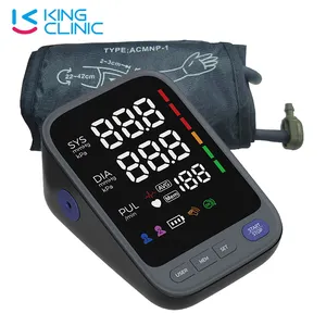 2022 latest technology upper arm Digital LED BP Machine with adjustable Cuff Kit - Largest Backlit Display - 120 Sets Memory