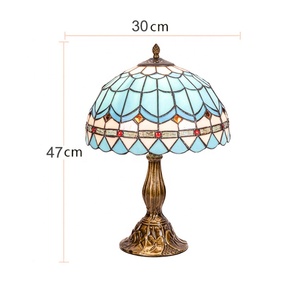 Industrial <span class=keywords><strong>Tiffany</strong></span> fixture light flower CRYSTAL tinted <span class=keywords><strong>Tiffany</strong></span> fixture light s table for household decors - Product Image 4