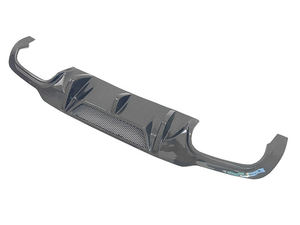 Diffuseur arrière en fibre de carbone véritable de style V pour Mercedes Benz C63 W205 <span class=keywords><strong>AMG</strong></span> - Product Image 2