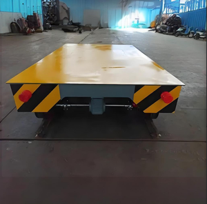 รถรางไฟฟ้าควบคุมระยะไกลแบบสไลด์คอนแทคสำหรับขนย้ายเหล็กม้วนในโรงงาน ใช้รางเหล็กสำหรับขนส่งแบบเชิงเส้น - Product Image 5