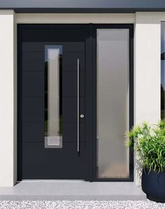 Porte d'entrée de luxe en aluminium à personnalisation avancée, multi-verrous, anti-effraction, sécurisée, anti-balles pour villa extérieure - Product Image 6