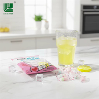 LUYUAN - Fournisseur direct d'usine - Bonbons fruités super acidulés personnalisés OEM - Saveur citron - Caramel crémeux et moelleux - Mini bonbons au lait glacé