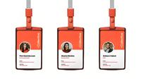 Tarjeta de identificación con foto de PVC de diseño personalizado, sin chip, de acceso barato Control, código QR magnético de negocios para estudiantes, empleados, eventos para dulces