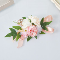Hadiah Bridal Shower, Corsage Bunga Kain Buatan Tangan untuk Wanita, Perlengkapan Pesta Pernikahan