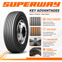 SUPERWAY Nouveaux pneus pour camions et autobus lourds certifiés ECE/EUDR, toutes positions (direction, roues motrices, remorque), radiaux, de remplacement, multi-tailles, 150 000 km