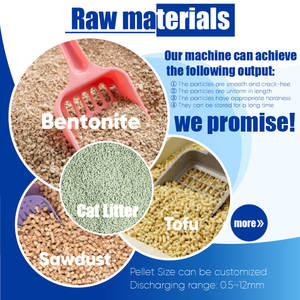 RICHI gatto sabbia linea di produzione su misura 1-2 t/h Bentonite Kitty Pellet macchina per lettiera per gatti - Product Image 2