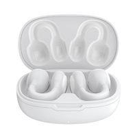 Earphone Olahraga Nirkabel TWS M30 Open Ear Hook, Earbuds Stereo Sejati Konduksi Tulang Udara, Headset OWS