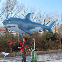 Nouveau costume de requin gonflable pour défilé, décoration gonflable de requin, marionnette de requin gonflable pour la marche, publicité, costumes de défilé, requin gonflable