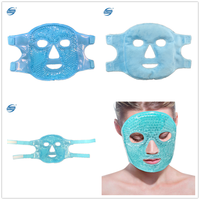 Masque facial réutilisable pour thérapie chaude et froide, confortable, personnalisé, en gel, pour soulager la douleur, compresse de glace pour les yeux/le visage, soulagement des poches sous les yeux, soin beauté du visage