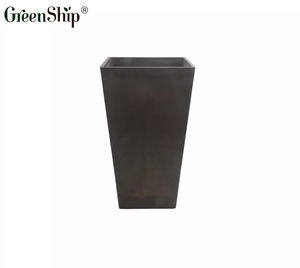 Jardinière de fleurs en plastique écologique, Pot décoratif de jardin - Product Image 3